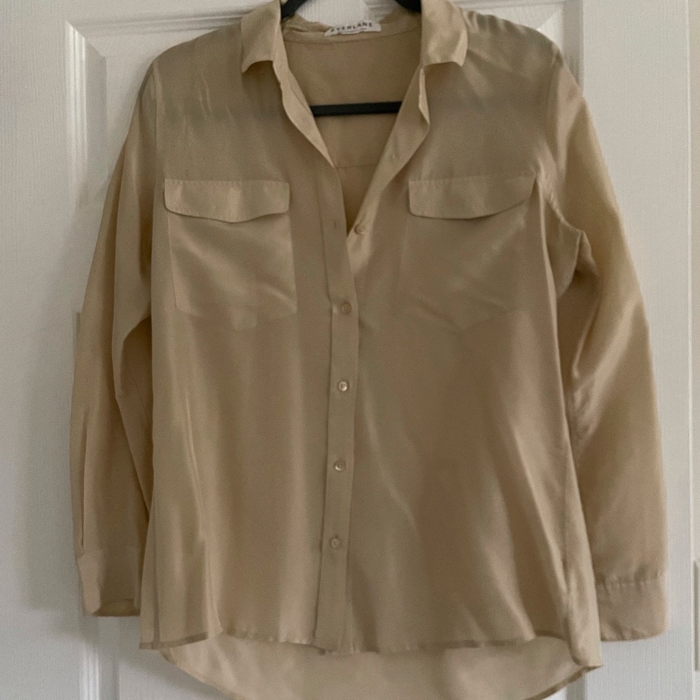Everlane 100% silk shirt size S
